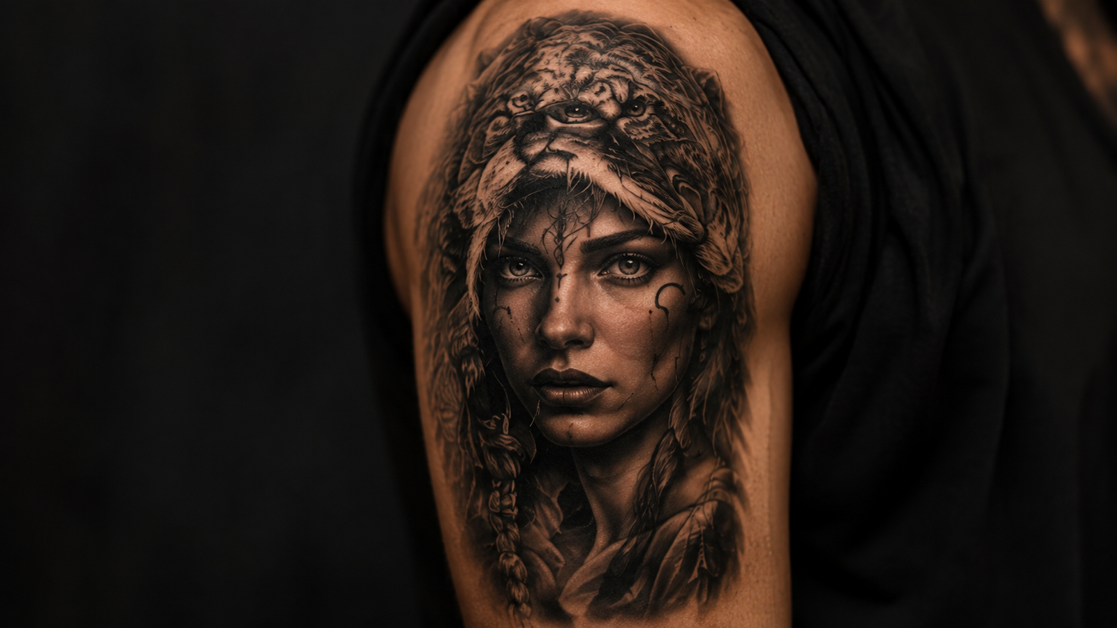 Nocturnal gothic tattoo design
